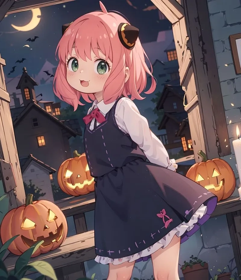 Hình ảnh Anya anime ngây thơ nhưng đầy biểu cảm sinh động