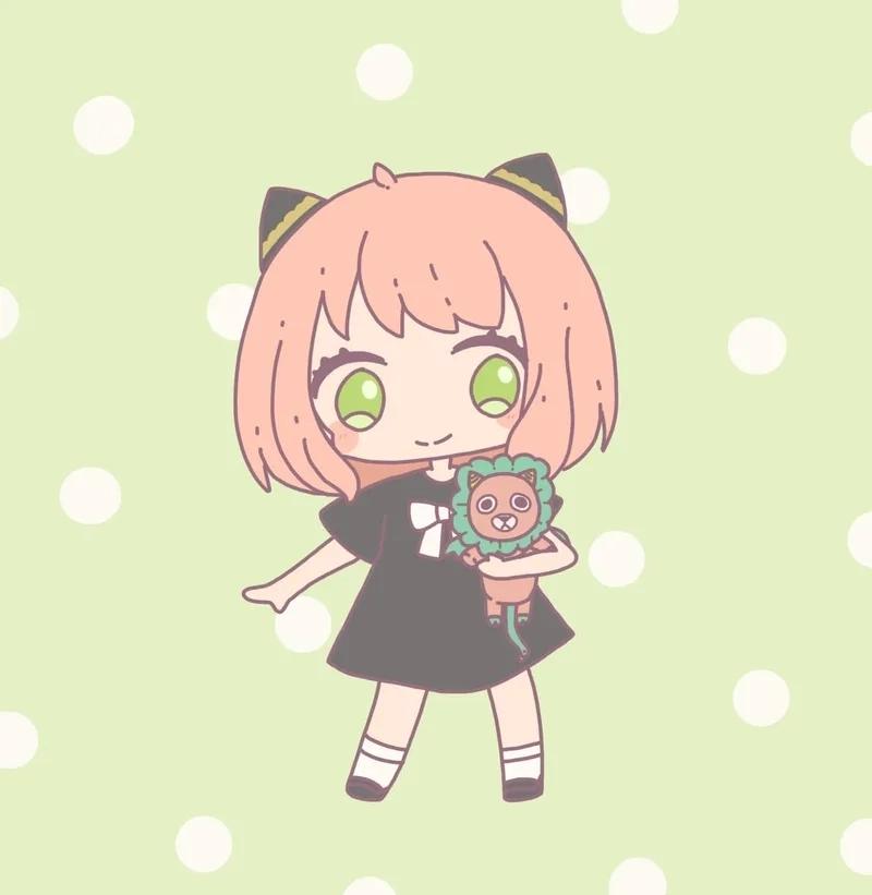 Avatar anime Anya được nhiều fan tải về vì quá dễ thương