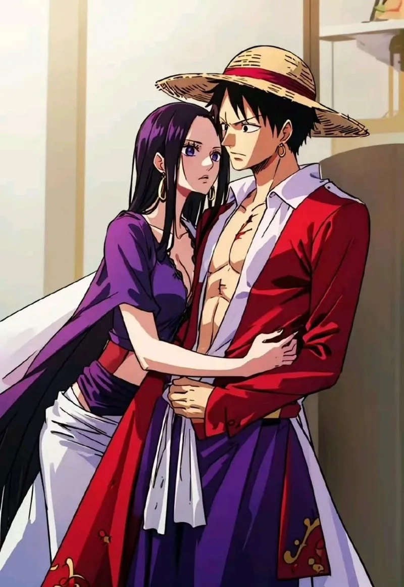 One Piece Boa Hancock Luffy là hai nhân vật tạo nên nhiều cảm xúc