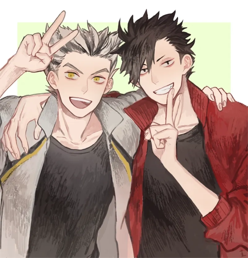 Bokuto Akaashi là bộ đôi nổi bật với sự ăn ý hoàn hảo