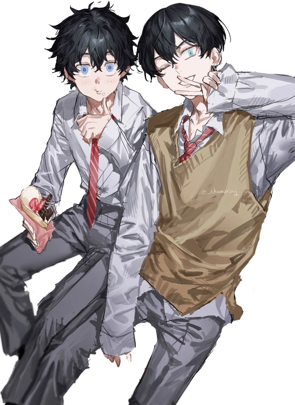 Chifuyu x Takemichi gắn bó trong hành trình thay đổi số phận