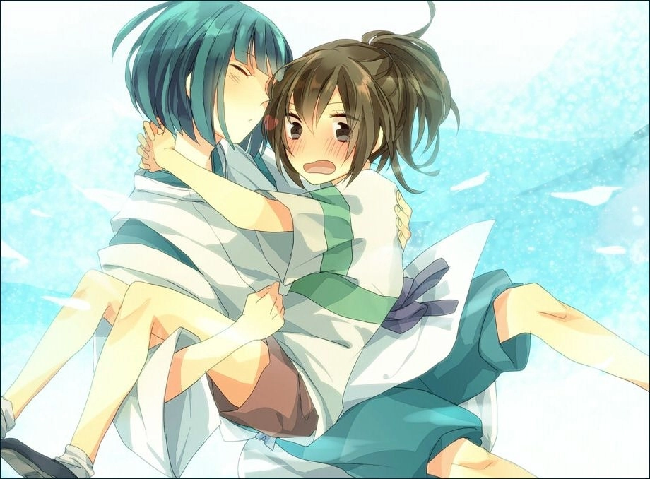 Spirited away Chihiro x Haku mang đến cảm xúc lặng lẽ và đẹp đẽ
