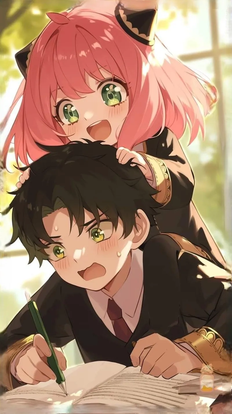 Anya x Damian comic mang đậm chất học đường vui nhộn