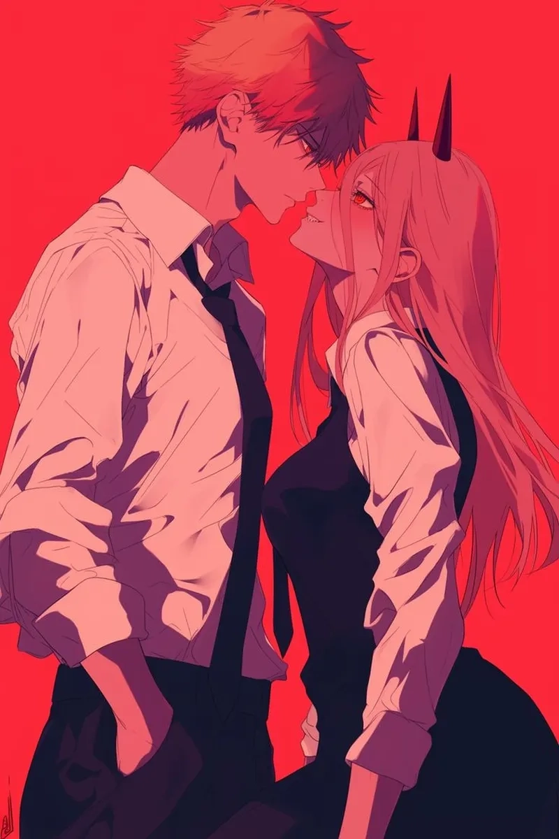 Den Ji với ánh mắt hoang dại đặc trưng của một thợ săn quỷ