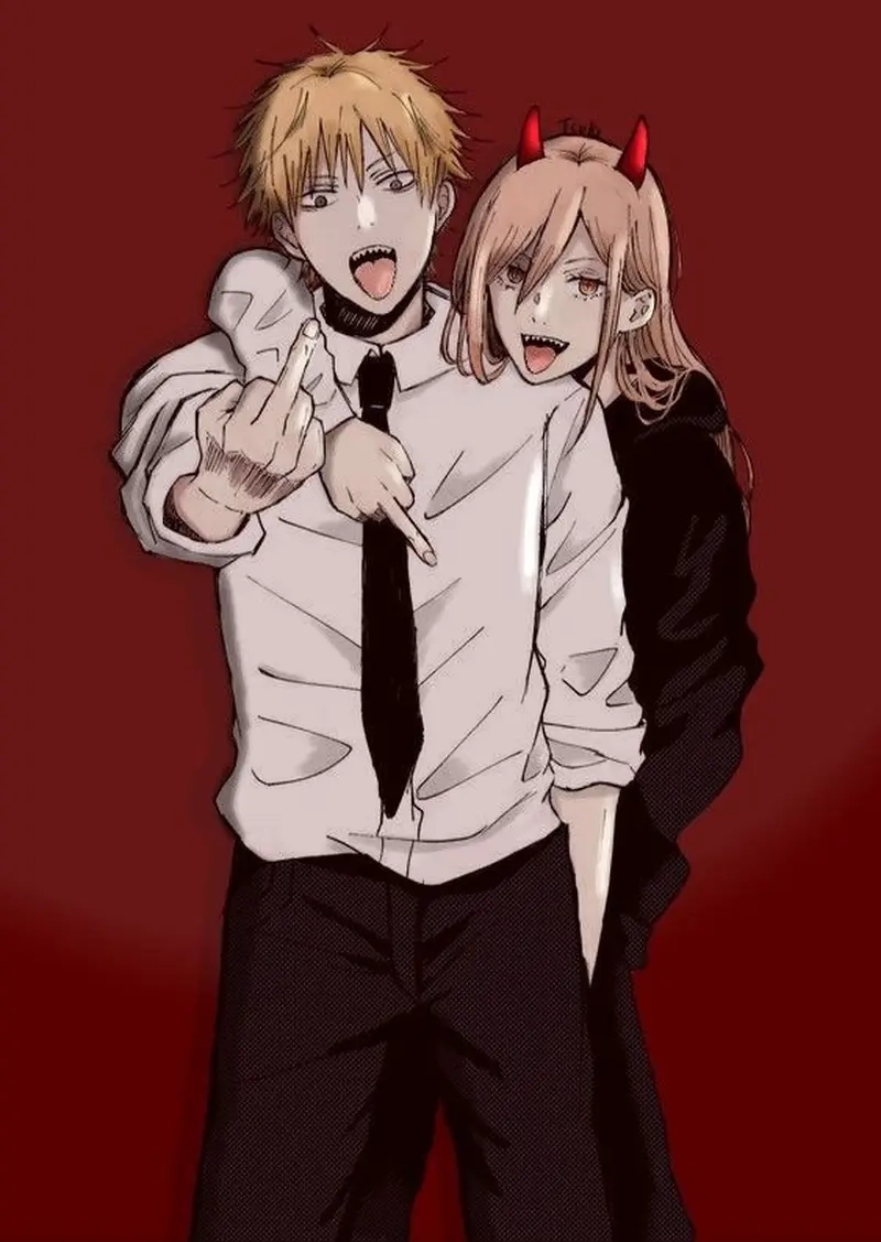 Denji x Power manga thể hiện sự đồng hành đầy hỗn loạn và cảm động