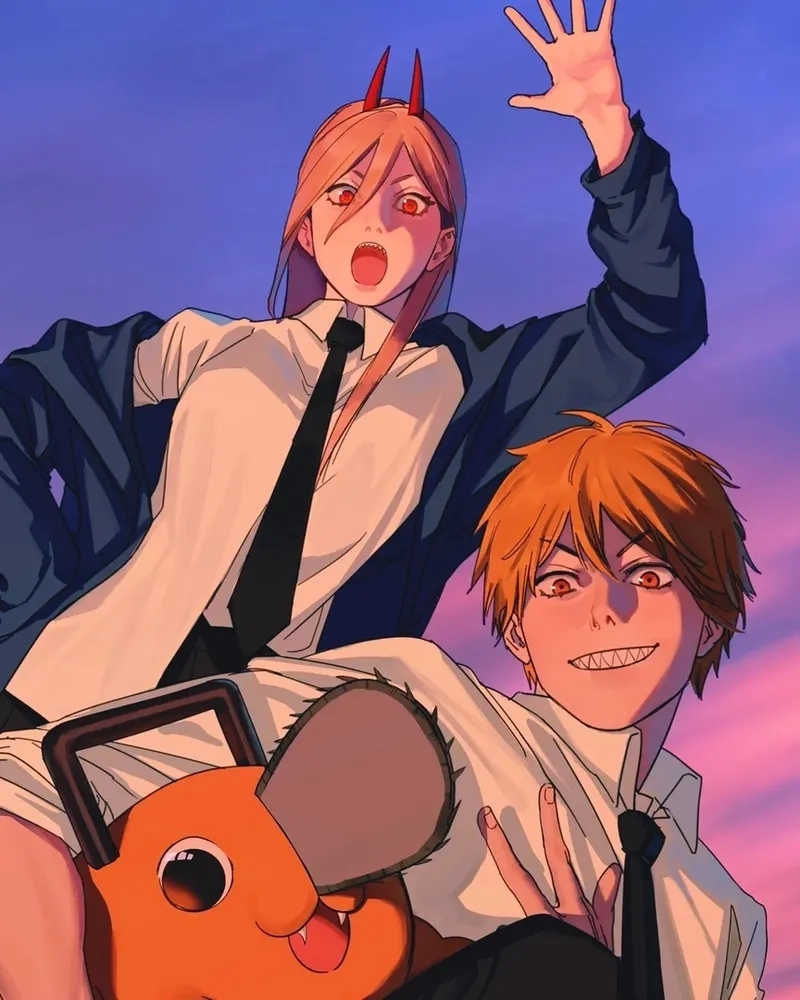 Denji x Power anime tạo nên những khoảnh khắc khó quên