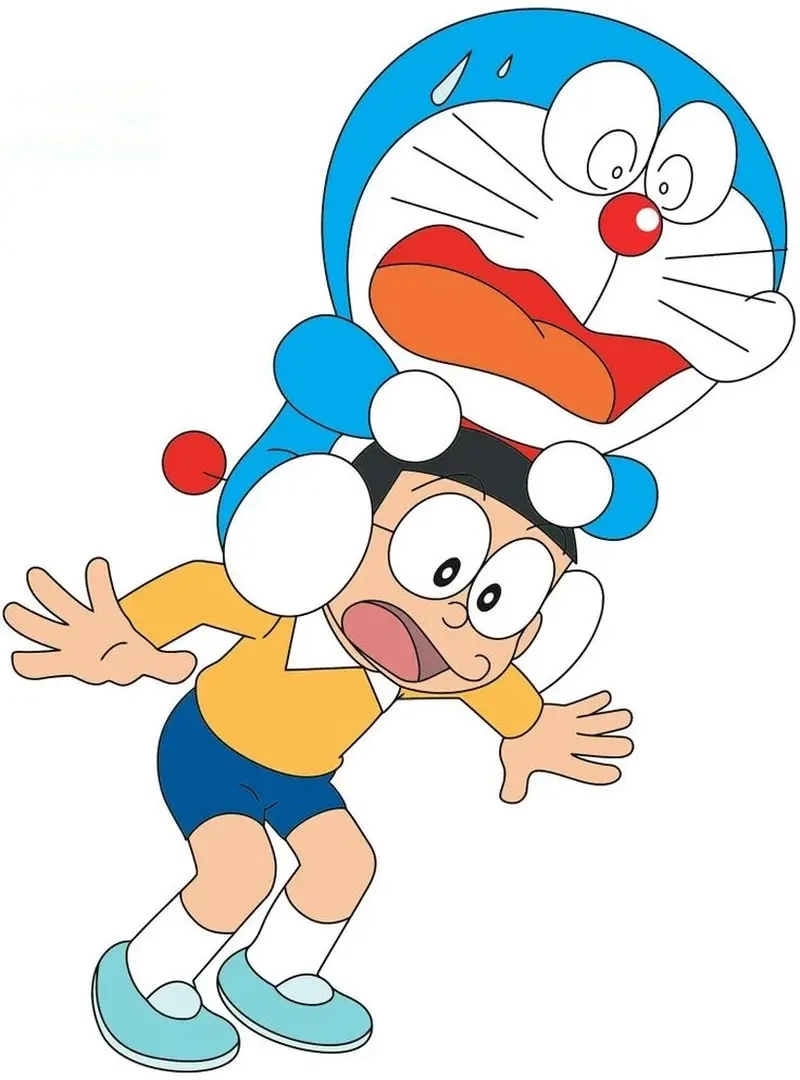 Doraemon và Nobita đánh nhau rồi lại làm hòa như hai người bạn thực sự
