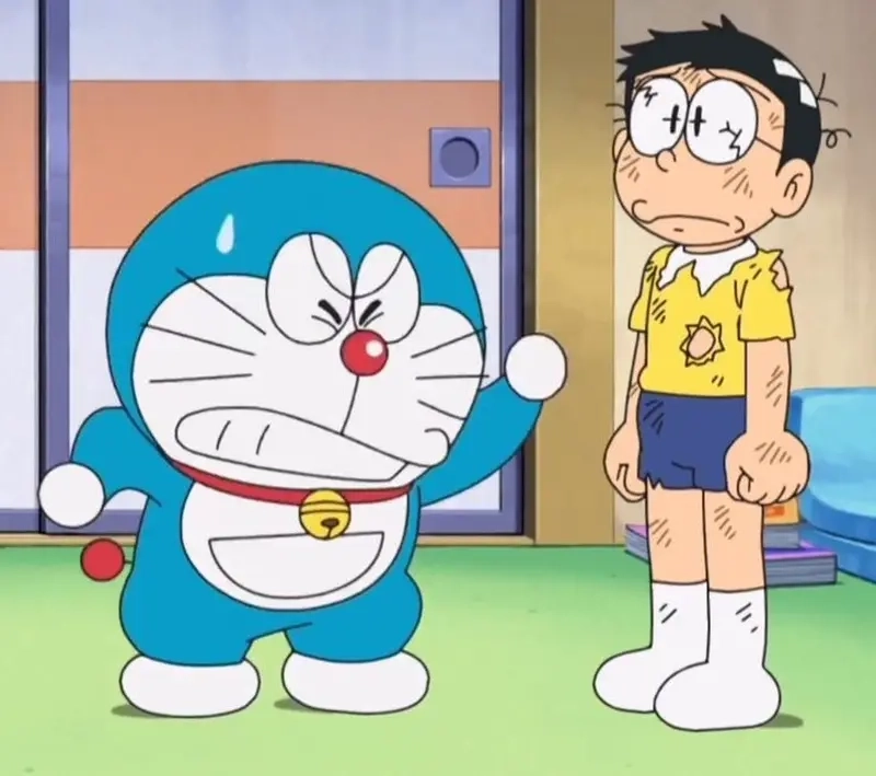 Doraemon và Nobita cãi nhau nhưng lại càng hiểu nhau nhiều hơn