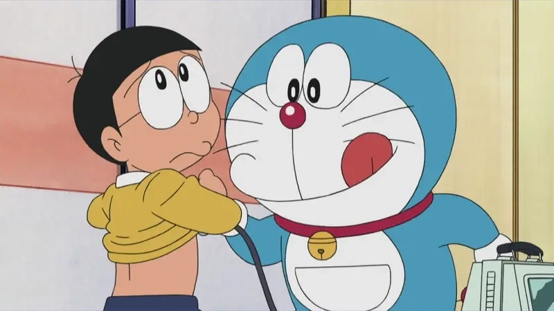 Doraemon cute chibi tạo nên không gian ngọt ngào cho fan mọi lứa tuổi