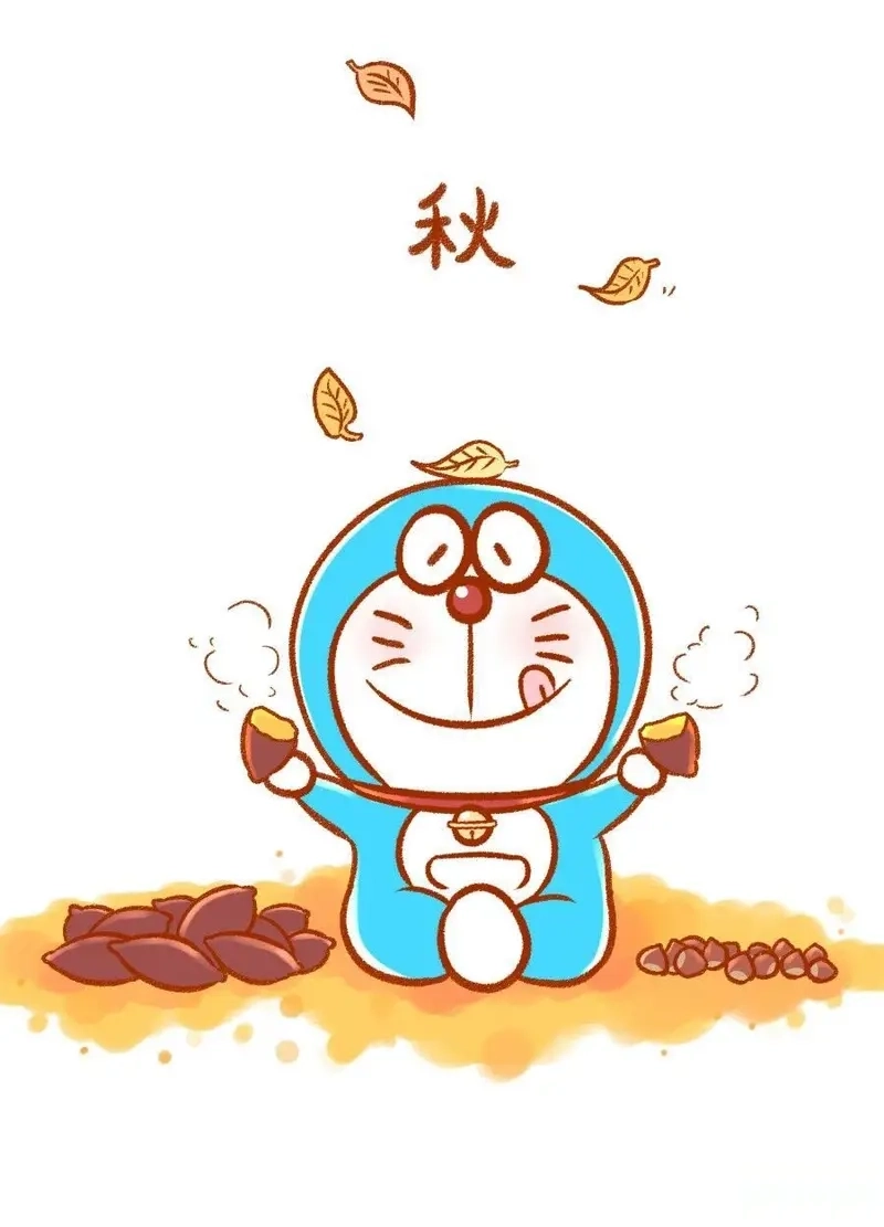 Ảnh Doraemon chibi cực đáng yêu với tạo hình nhỏ nhắn, dễ thương