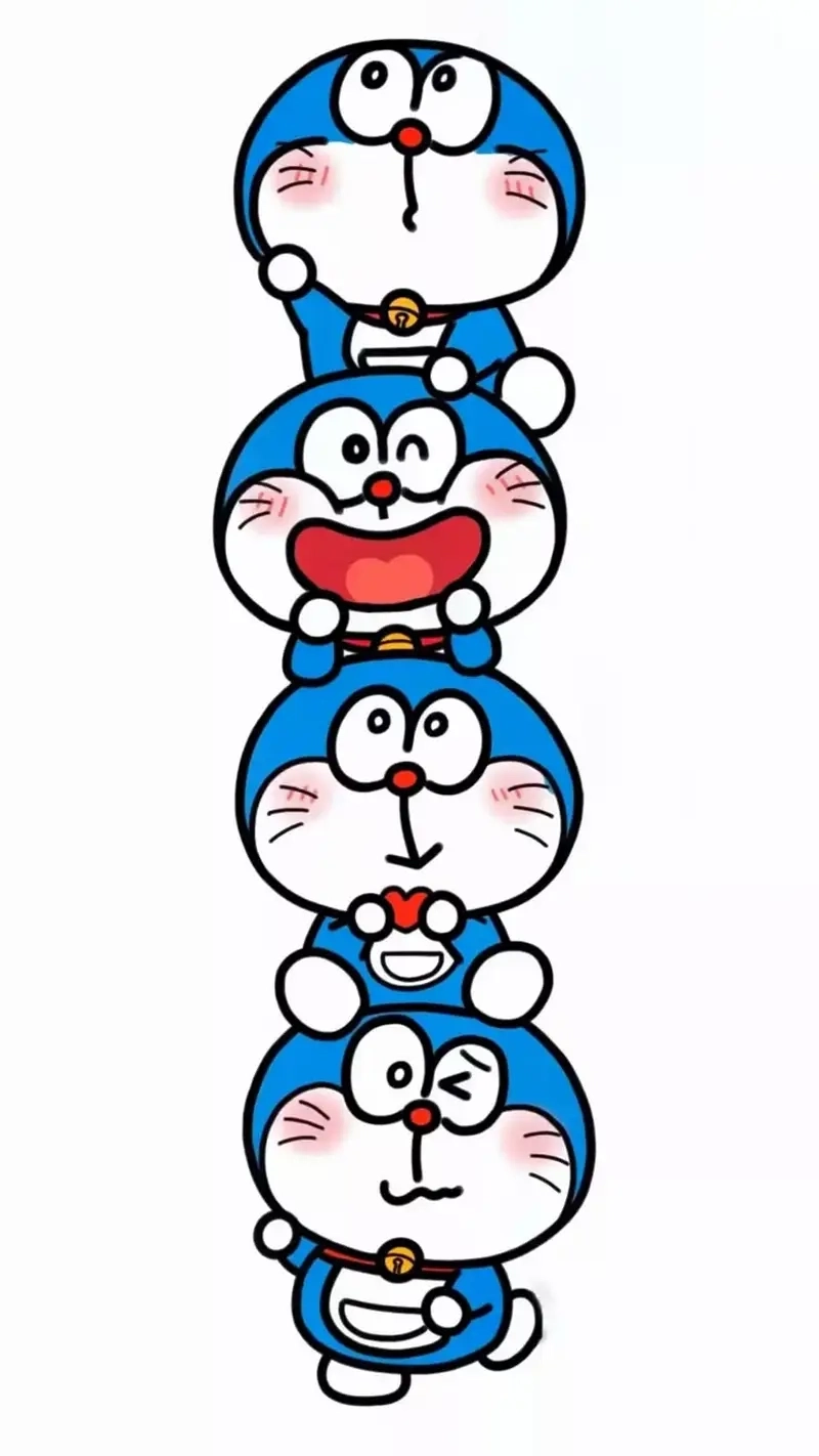 Hình Doraemon chibi cute khiến fan muốn lưu ngay về làm hình nền