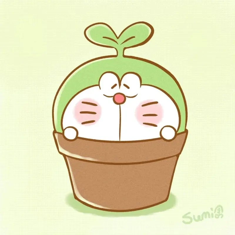 Doraemon chibi dễ thương phù hợp làm ảnh đại diện siêu kute