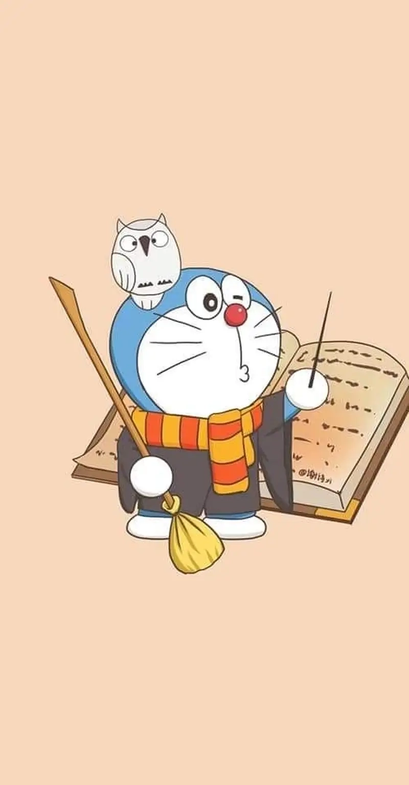 Hình Doraemon vẽ bằng tay mang đến cảm giác gần gũi và thân quen