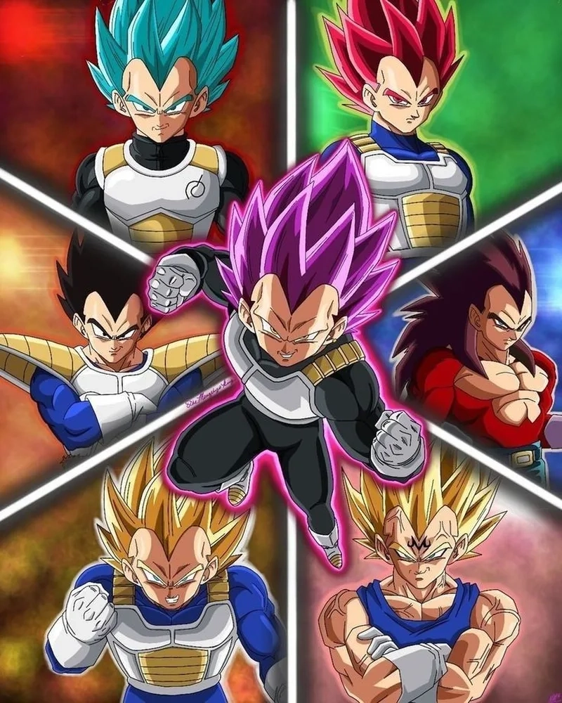 Chibi Vegeta dễ thương nhưng vẫn giữ thần thái lạnh lùng quen thuộc