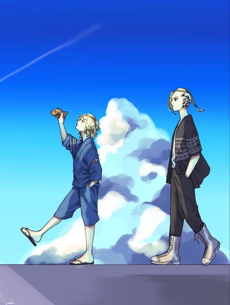 Draken x Emma đầy nhẹ nhàng và lãng mạn giữa dòng truyện gay gắt