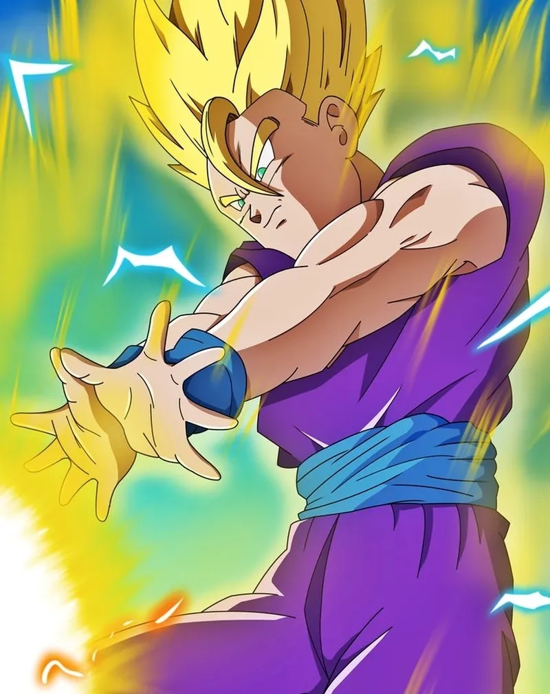 Gohan blue là phiên bản giả tưởng với sức mạnh cấp thần