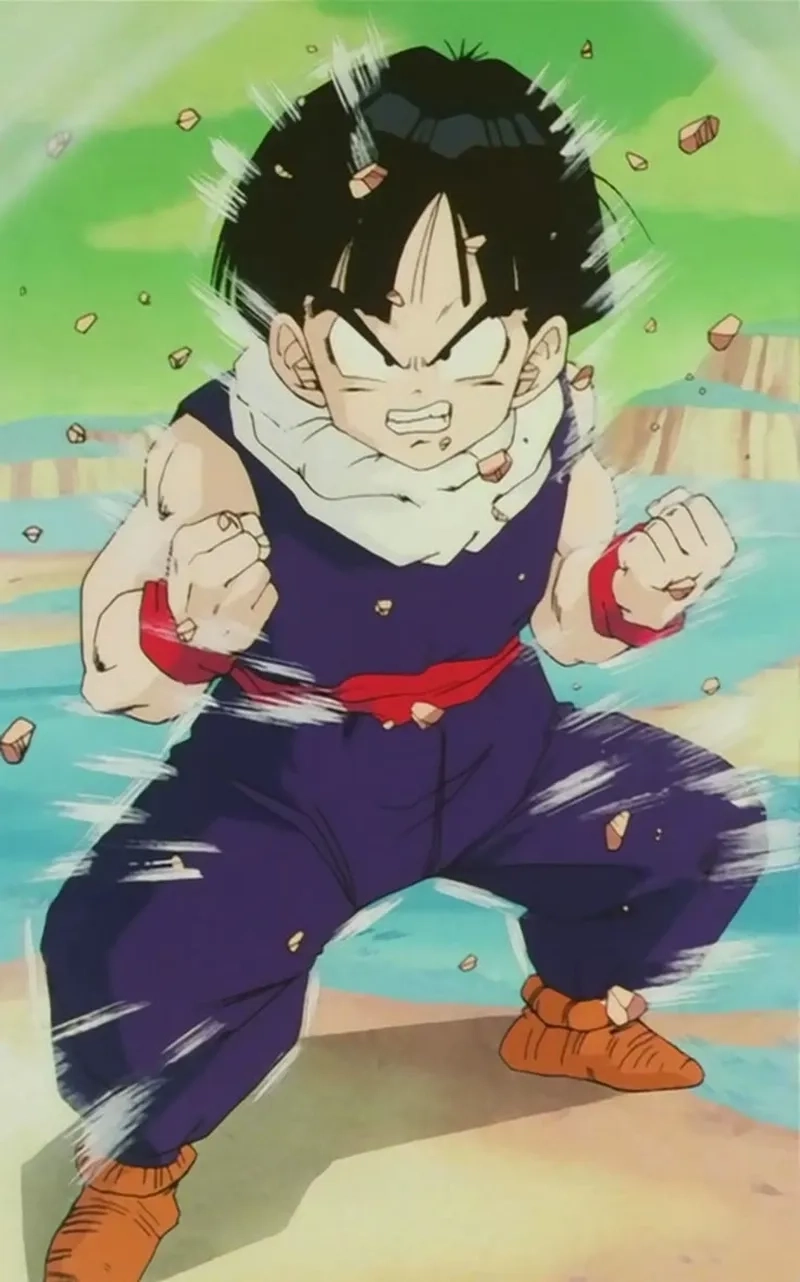 Gohan lúc nhỏ ngây thơ nhưng đầy tiềm năng sức mạnh