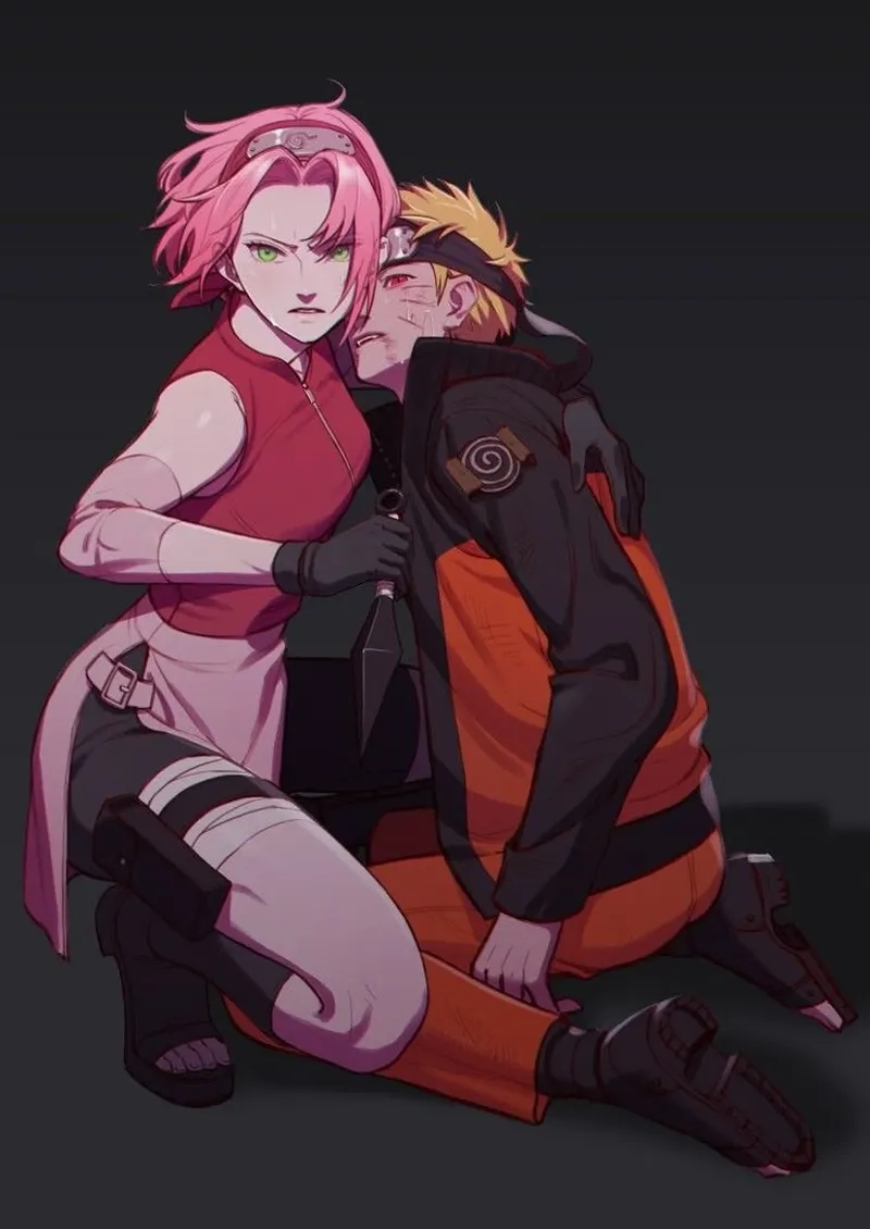 Sakura and Naruto tạo nên tình bạn đáng quý xuyên suốt bộ truyện