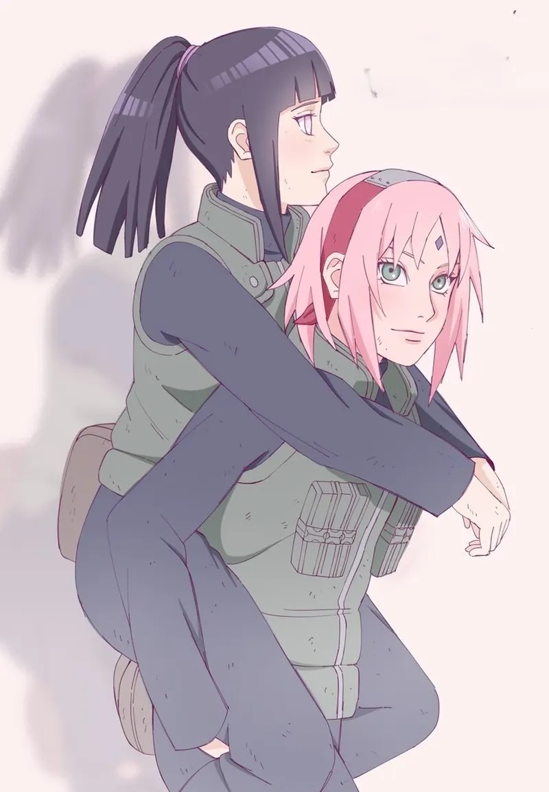 Hinata Naruto Sasuke Sakura là đội hình trong mơ của nhiều fan
