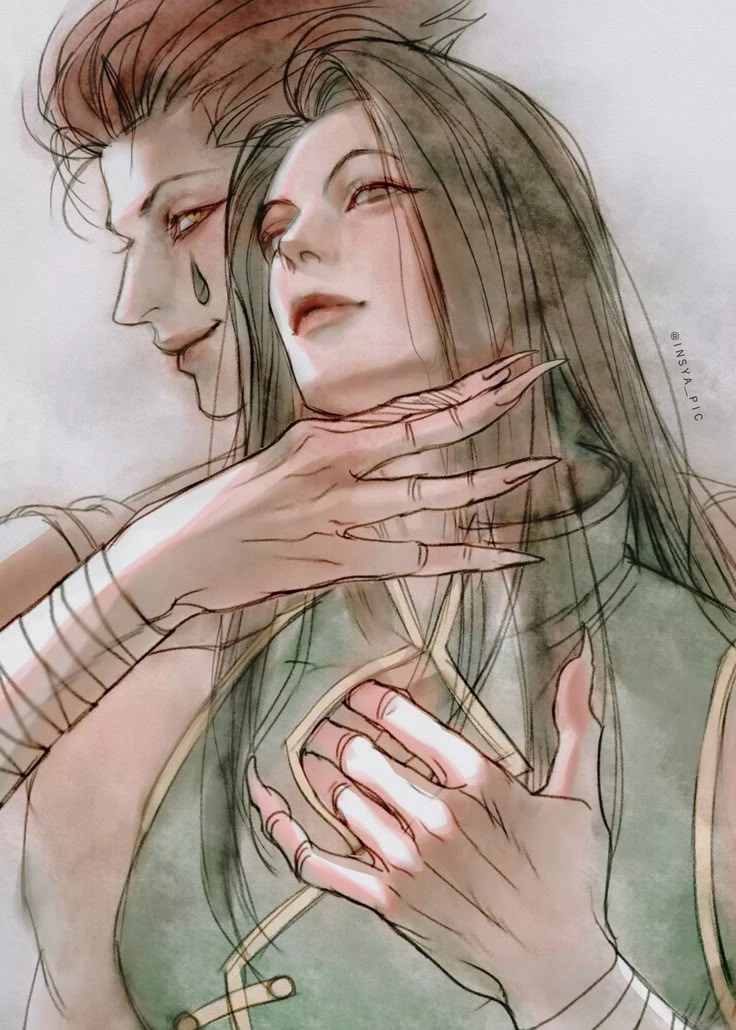 Illumi x Hisoka comic thể hiện rõ nét sự tương phản nội tâm