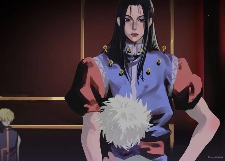 Fanart Illumi x Killua thể hiện tình cảm phức tạp giữa hai người