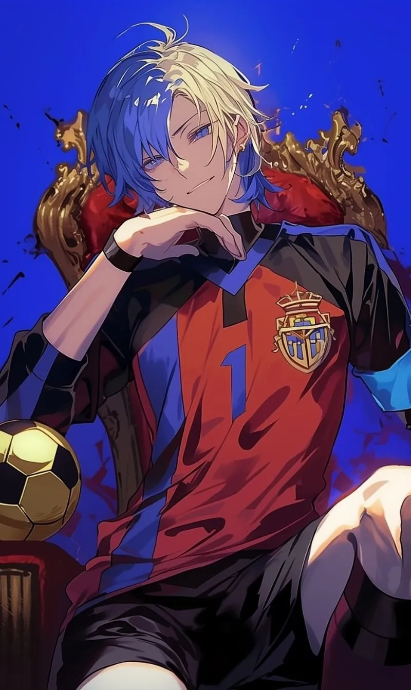 Kaiser hairstyle nổi bật với kiểu tóc xoăn vàng đặc trưng