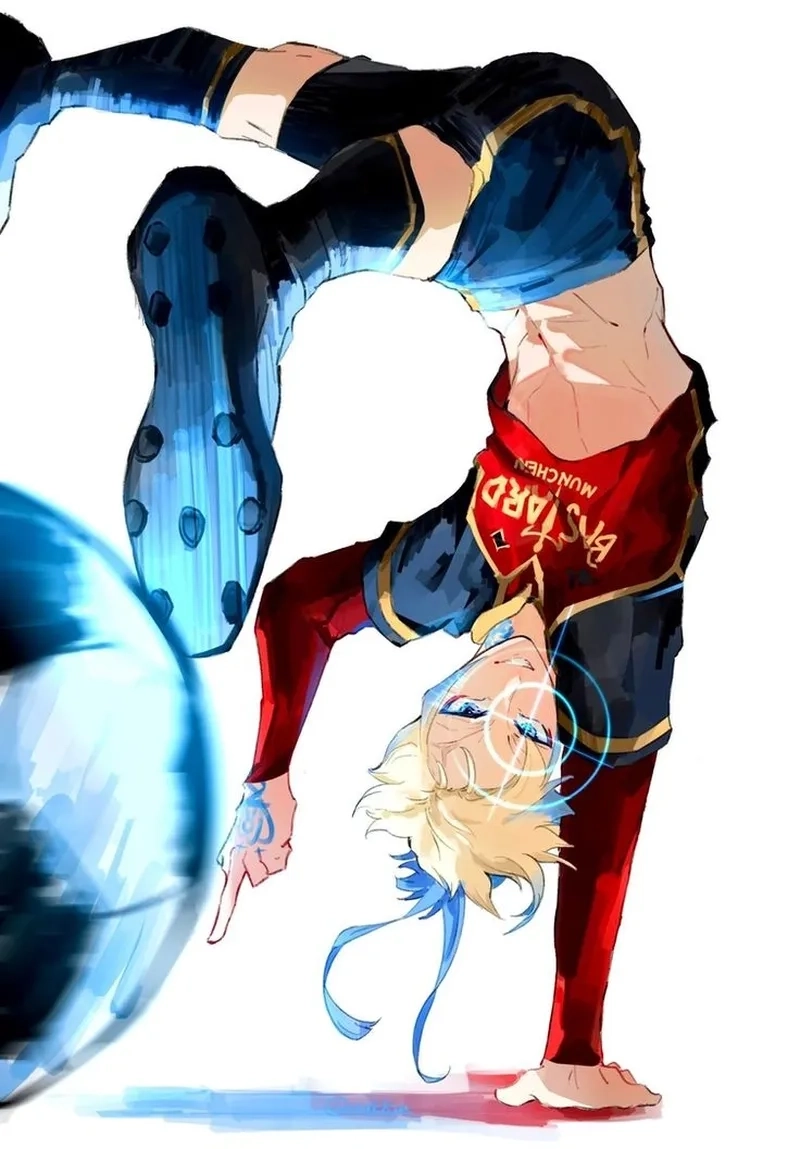 Michael Kaiser chibi dễ thương nhưng vẫn giữ nét ngầu