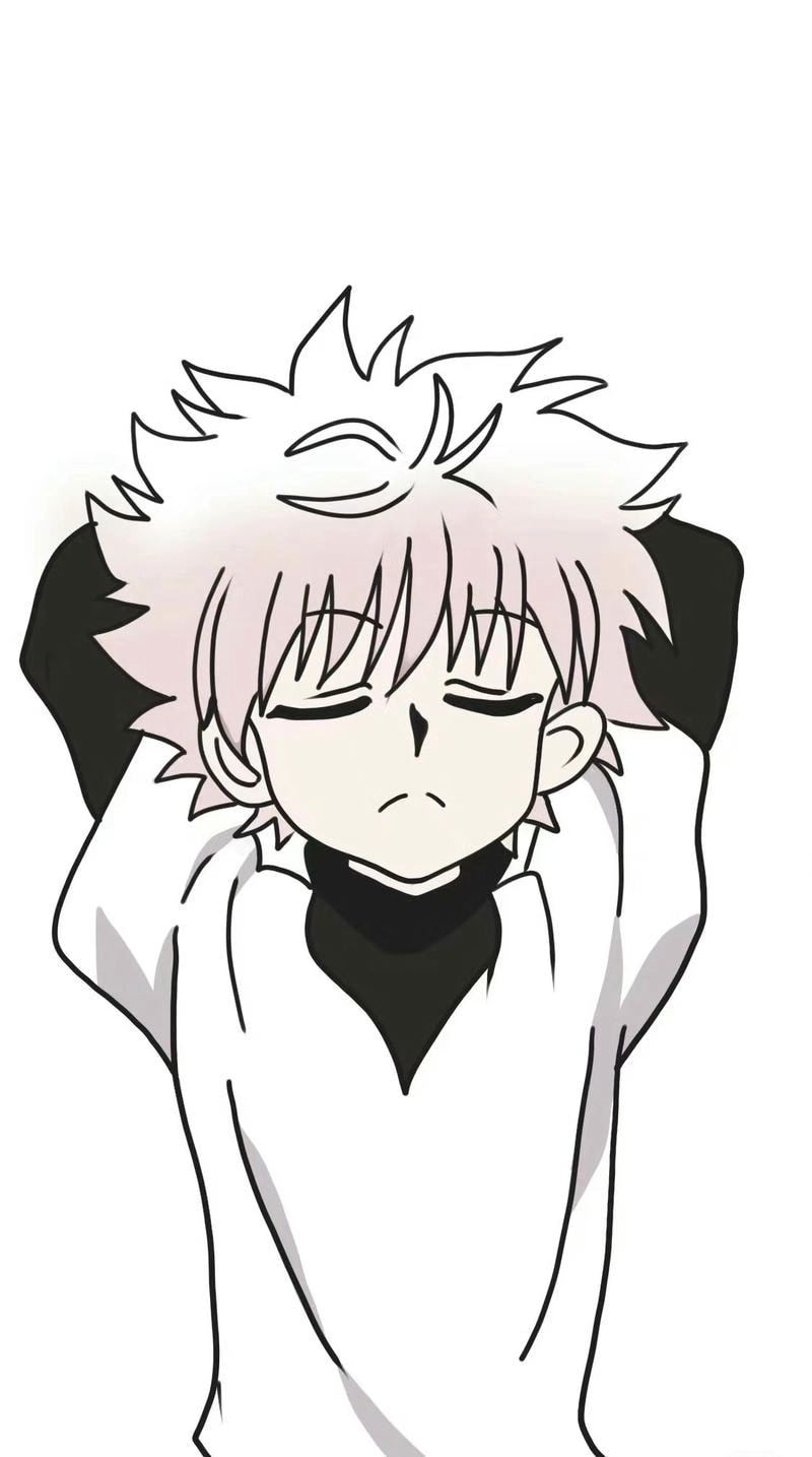 Cute Killua chibi ghi điểm bởi đôi mắt to và nụ cười ngây thơ