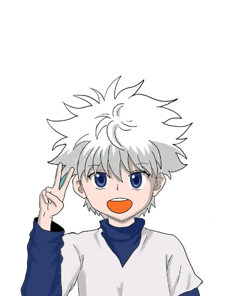 Avatar Killua chibi cực dễ thương cho fan trang trí mạng xã hội