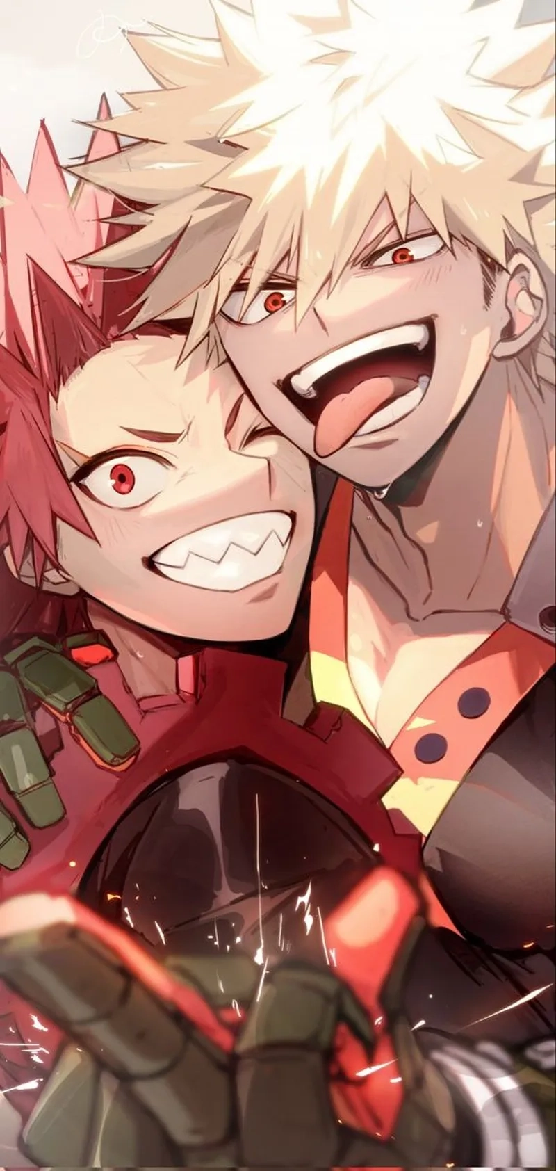 Eijiro Kirishima chibi dễ thương nhưng vẫn rất cá tính