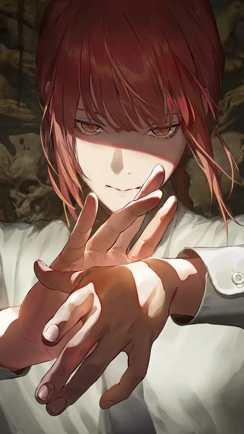 Makima anime đầy quyền uy và thần thái khó đoán