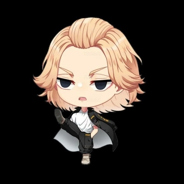 Ảnh Mikey đen trắng mang đậm chiều sâu và chất manga