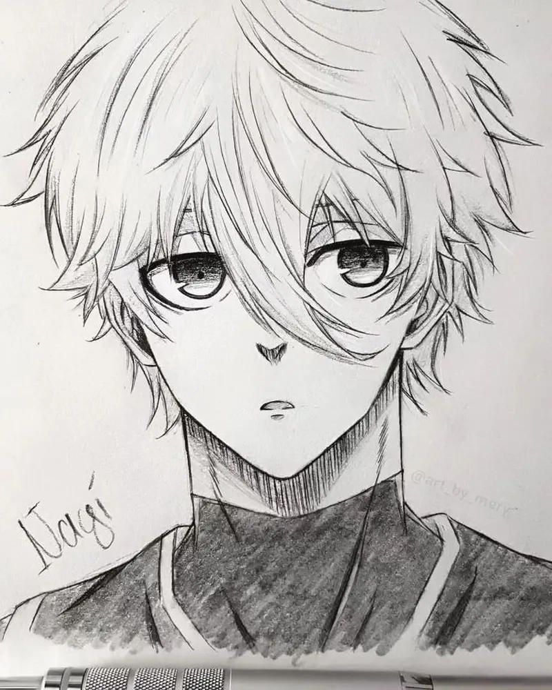 Fanart draw Nagi đẹp mắt và sống động trong từng đường nét