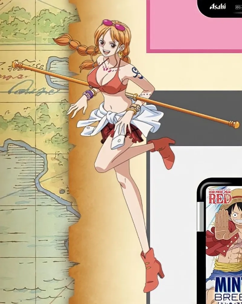One Piece Nami game với tạo hình chiến đấu đầy khí chất
