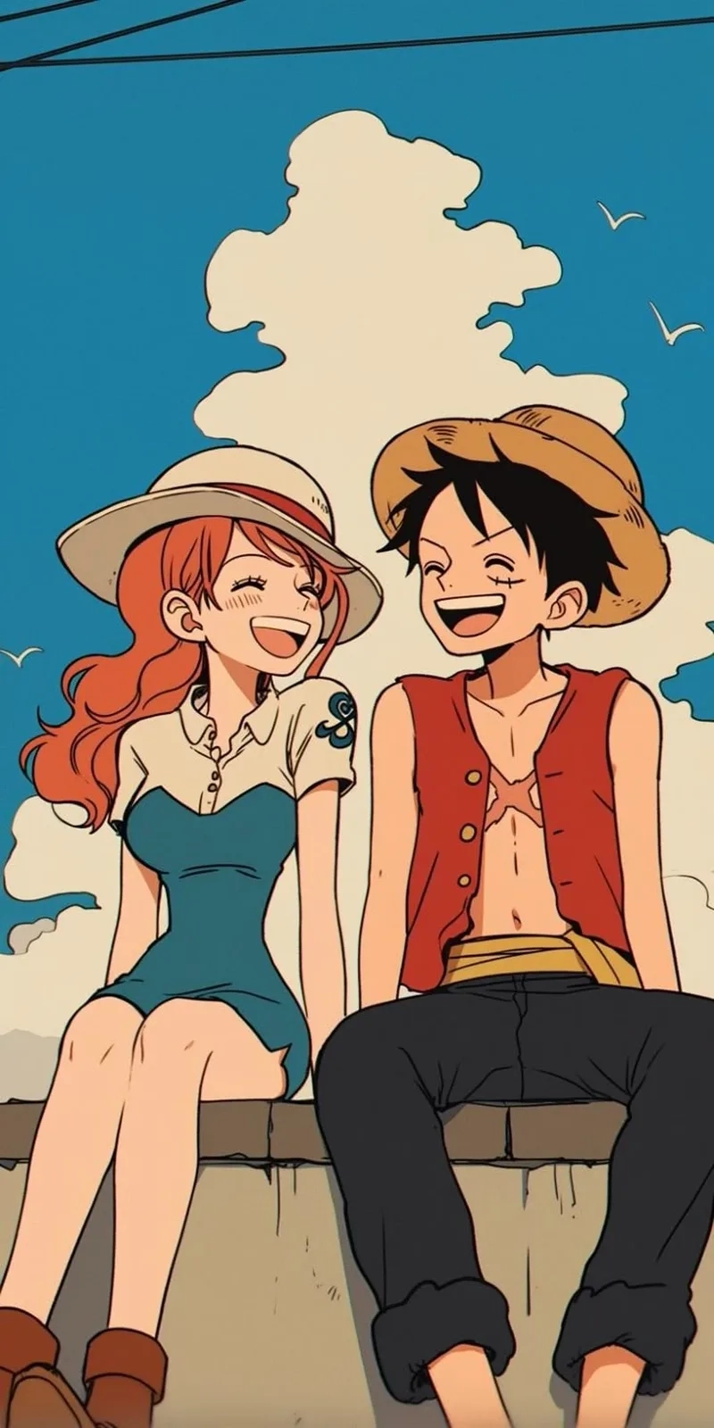 One Piece Zoro Nami khắc họa tình bạn và hỗ trợ bền bỉ