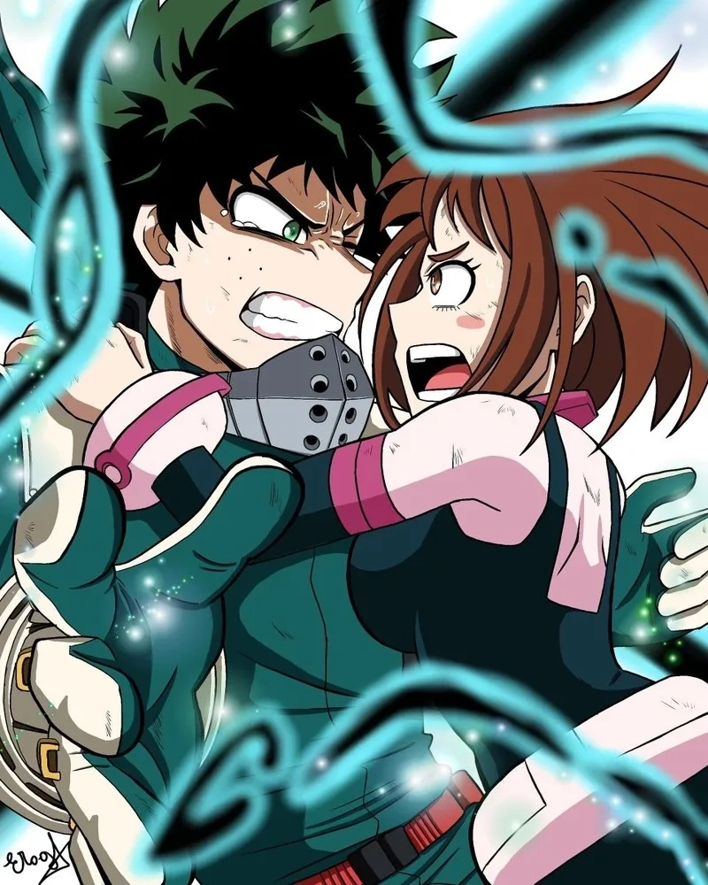 Deku x Uraraka luôn tạo nên những khoảnh khắc đầy cảm xúc