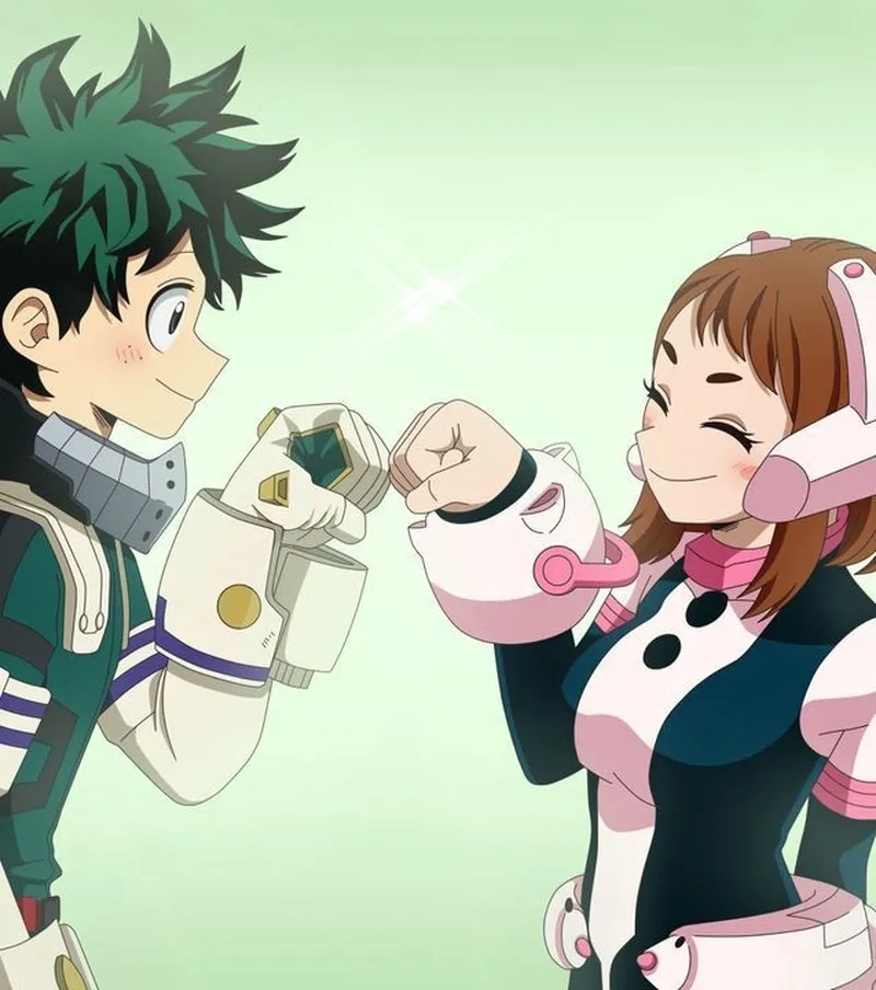 Izuku x Ochako mang đến chuyện tình ngọt ngào trong học viện