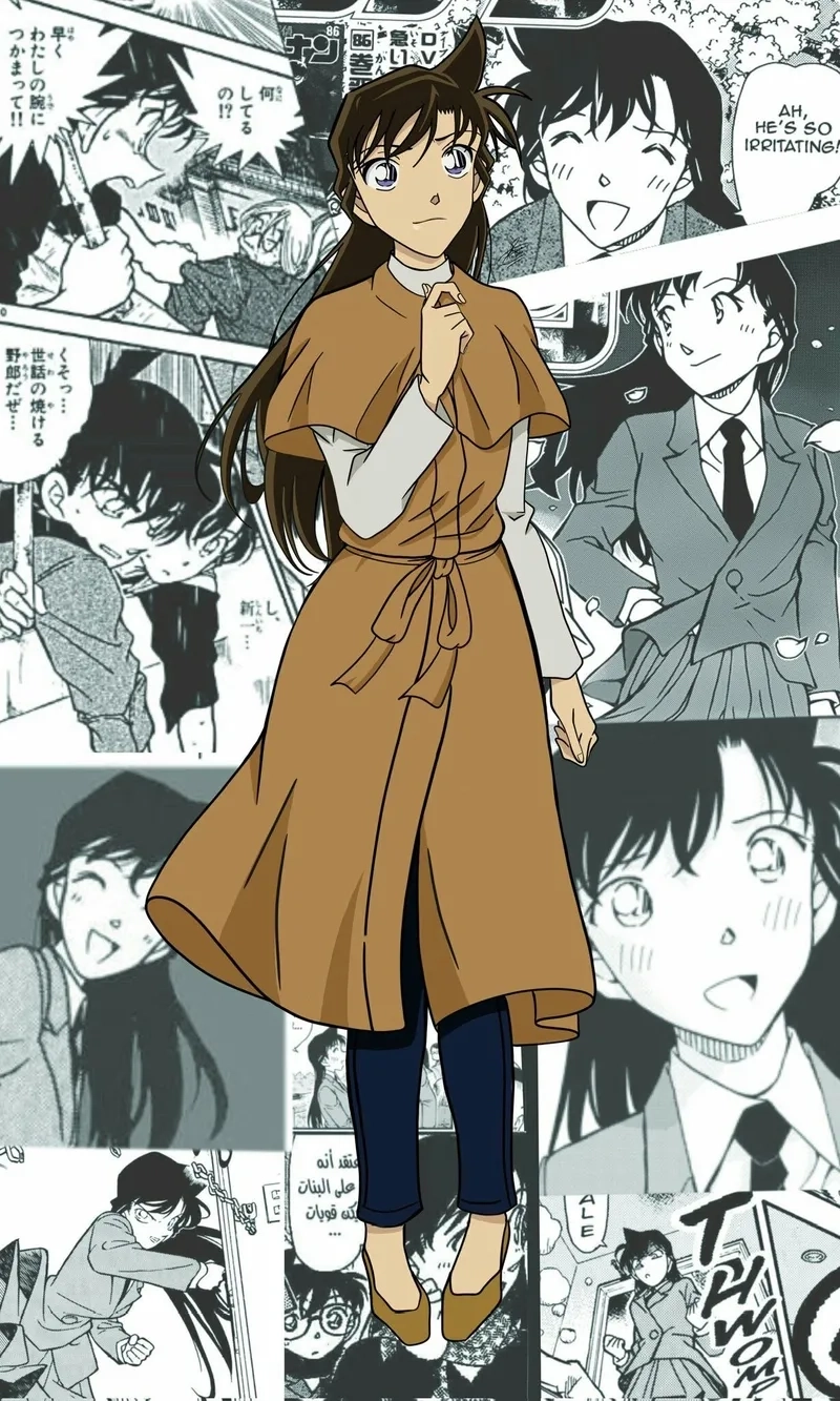 Nhan sắc Ran Mori đẹp rạng ngời trong từng khung hình anime