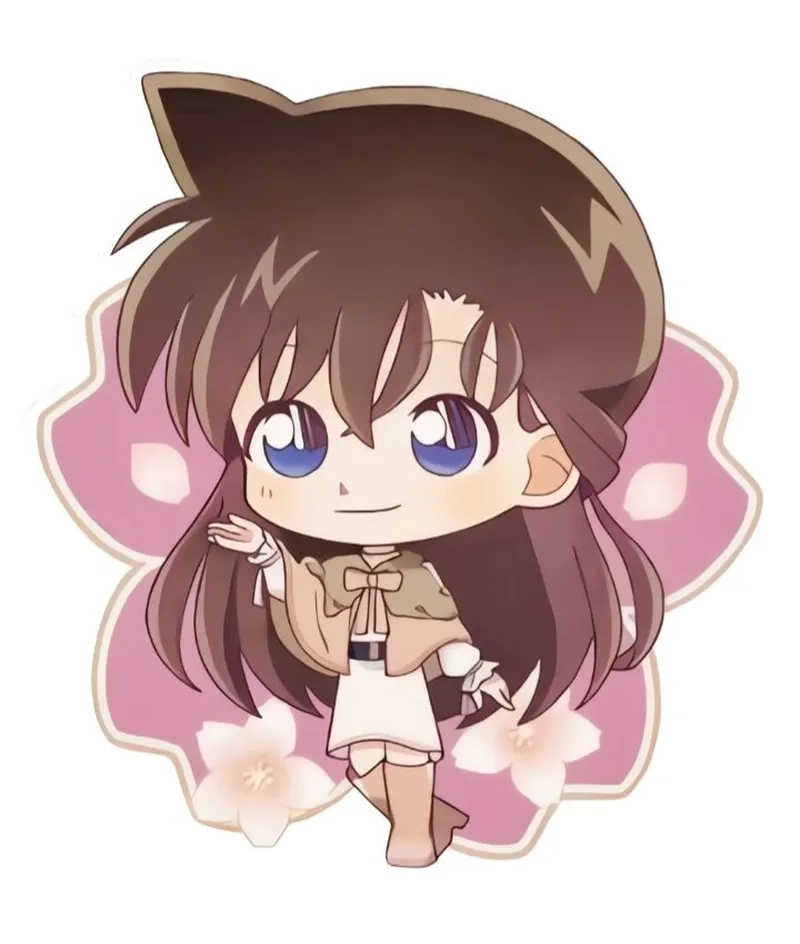 Hướng dẫn vẽ Ran Mori chibi đơn giản mà vẫn xinh xắn