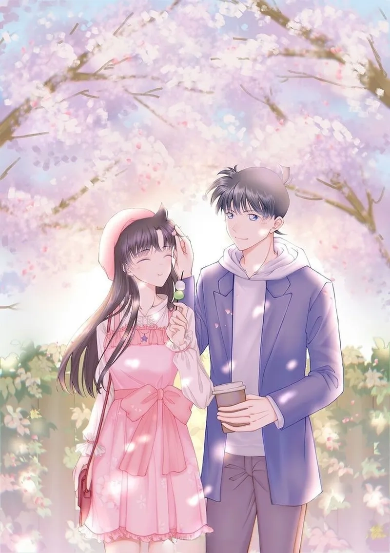Kudo Shinichi Ran Mori tạo nên câu chuyện tình yêu trong sáng