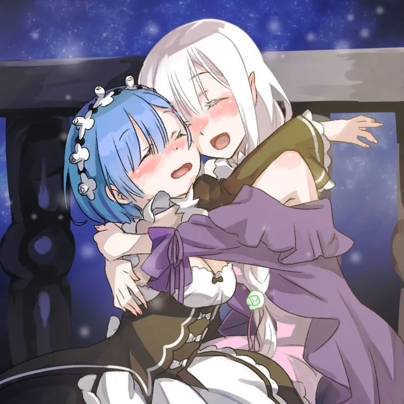 Emilia x Rem thể hiện tình bạn bền chặt và thấu hiểu lẫn nhau