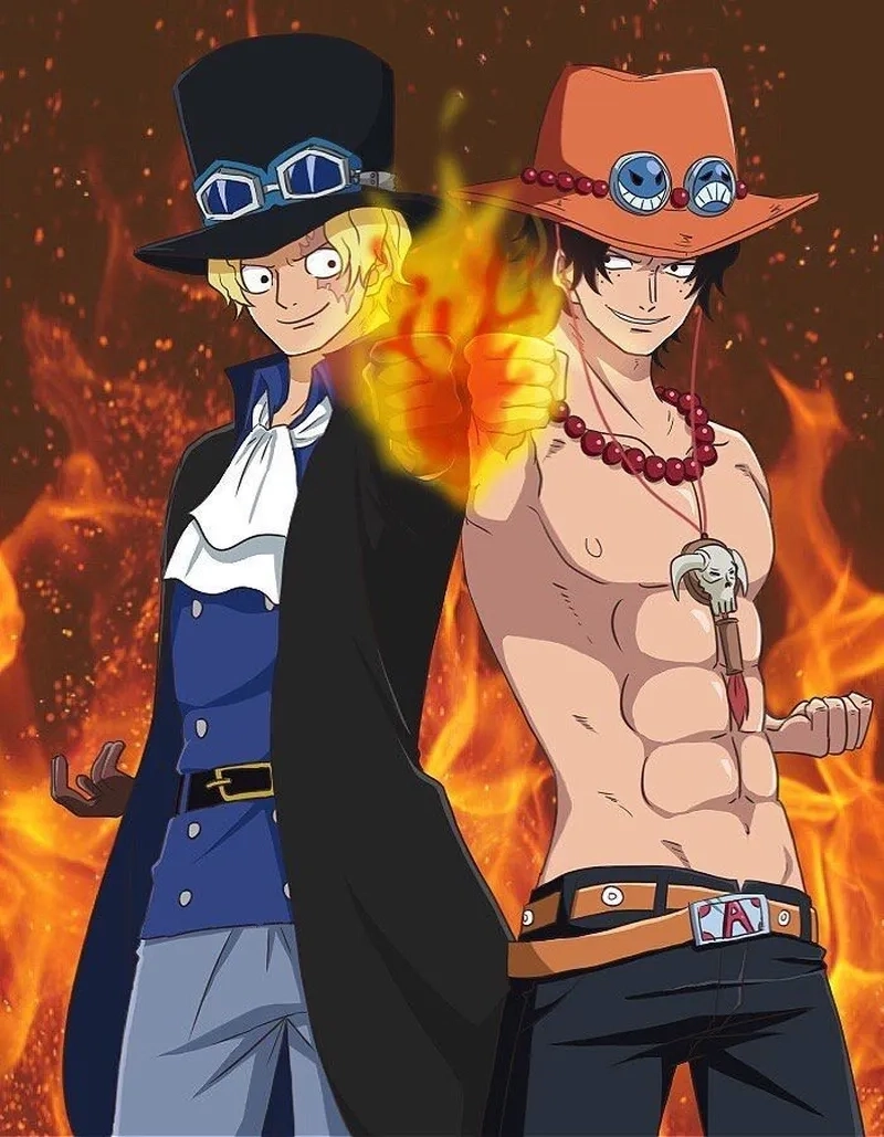 Ace và Sabo là biểu tượng tình anh em bất diệt trong one piece