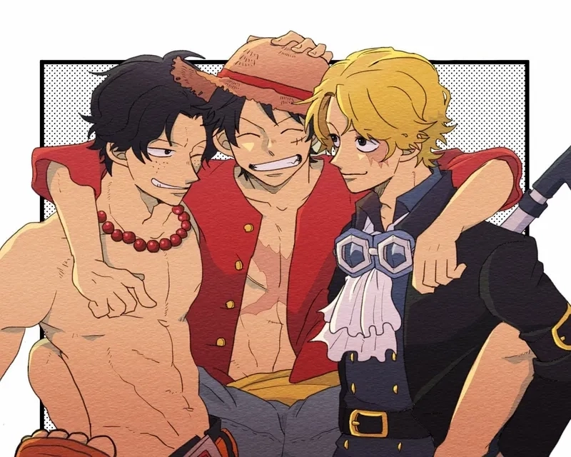 Luffy x Ace x Sabo thể hiện tinh thần đoàn kết bất diệt