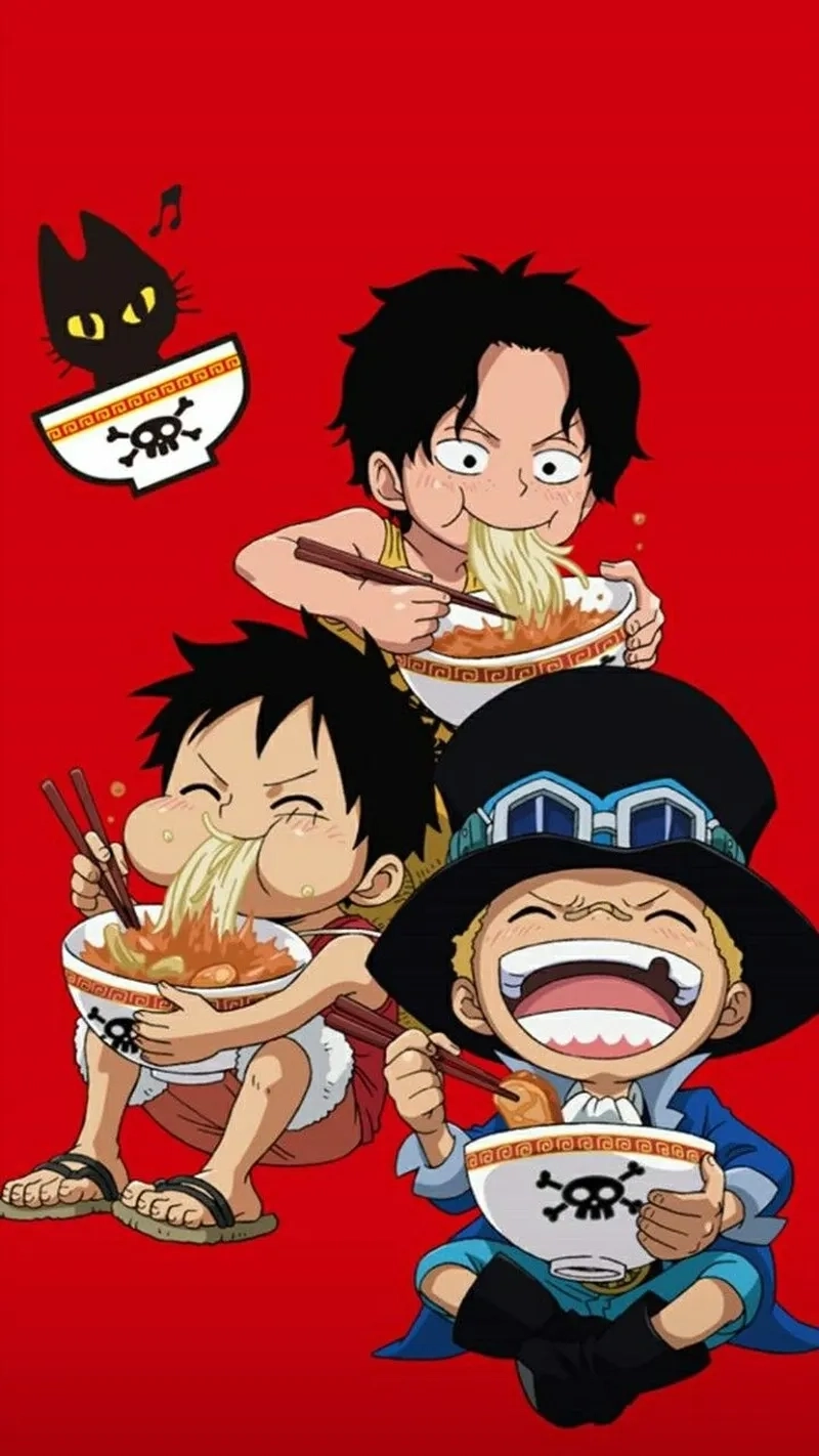 Ace Sabo Luffy cute từ thuở nhỏ đến khi trưởng thành
