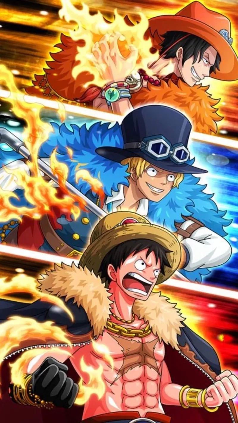 Luffy x Sabo x Ace là đề tài quen thuộc trong doujinshi