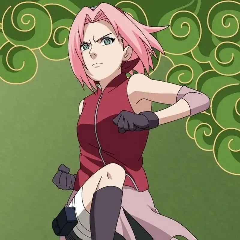 Sakura Haruka trong anime gây ấn tượng bởi vẻ ngoài dịu dàng