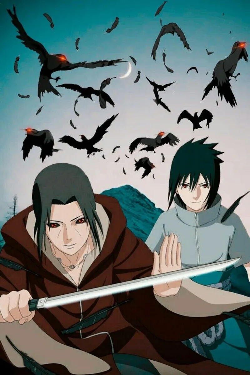 Sasuke Itachi manga dựng lại giây phút đối mặt giữa hai anh em