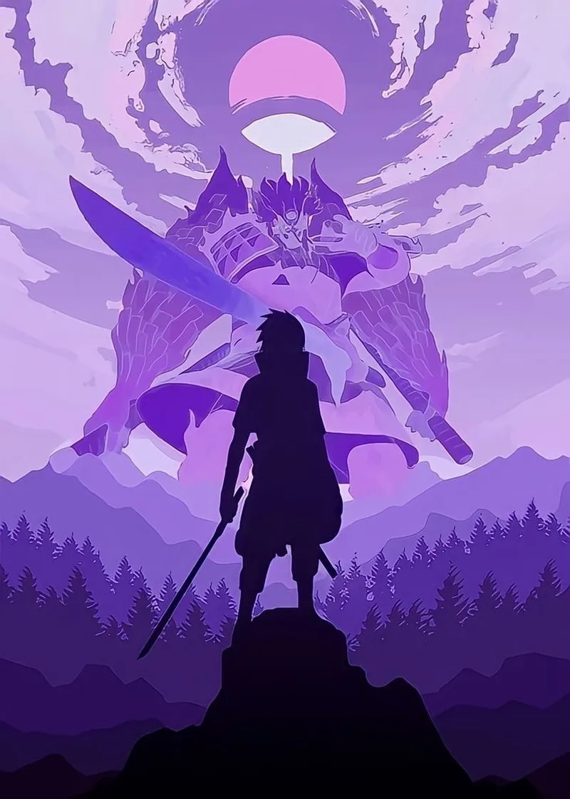 Sasuke Susanoo 4K ghi lại từng đường nét uy nghi và sắc bén