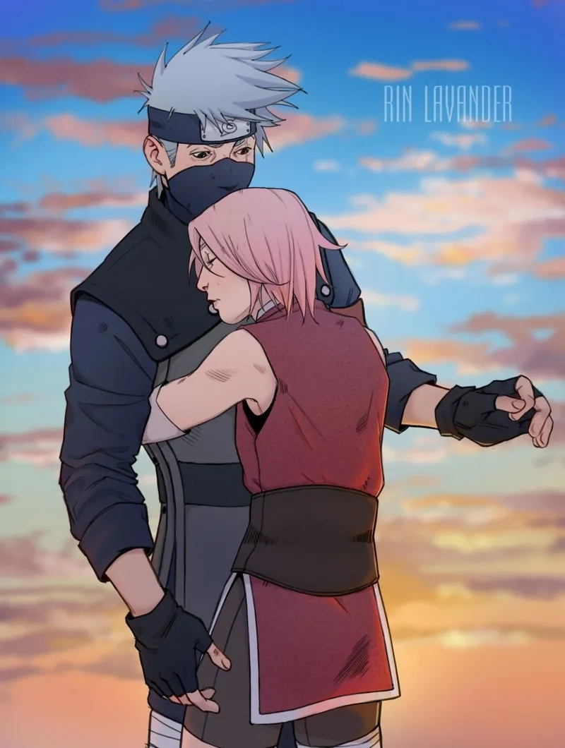 Kakashi x Sasuke thể hiện sự chăm sóc và niềm tin giữa hai thế hệ