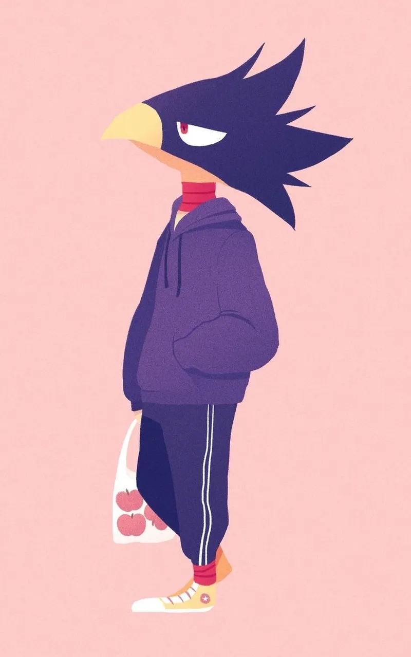Anime Tokoyami chinh phục fan bằng khí chất lạnh lùng